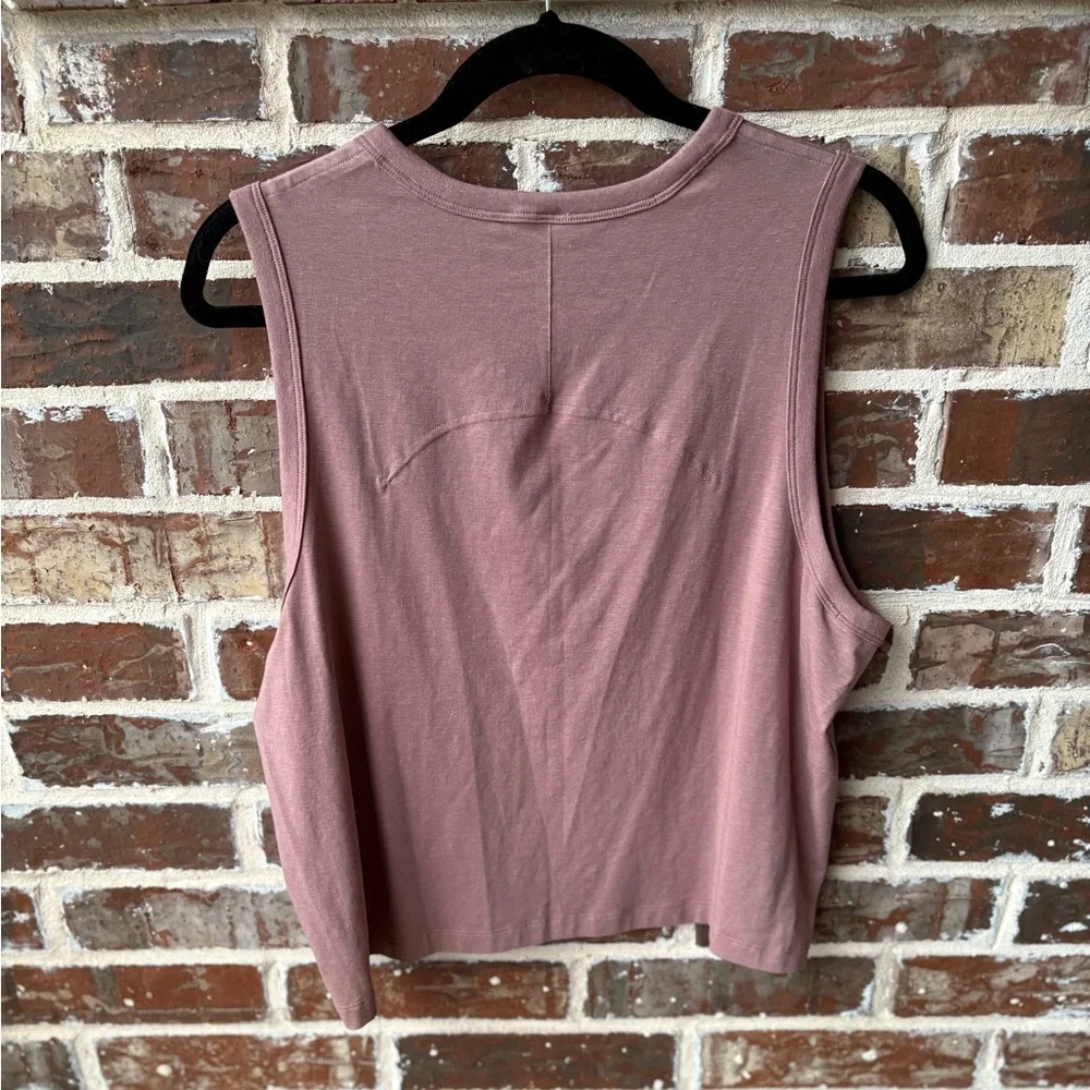 Lululemon Classic-Fit Cotton-Blend Tank Top Size 14 Twilight Glow NWT - Picture 4 of 15